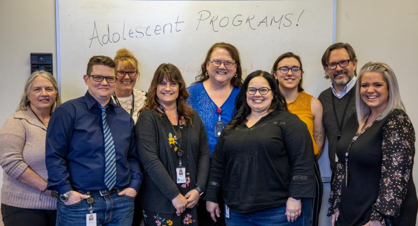 Group photo of Adolescent Programs team